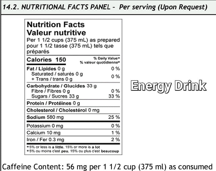 Fizzy-Pop Energy Syrup 12L BIB