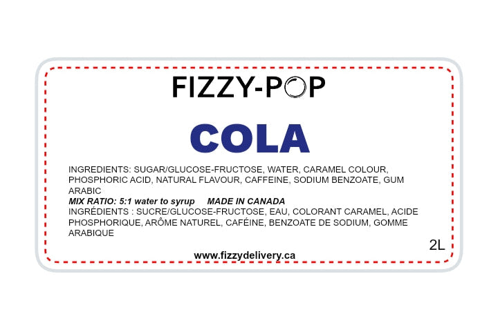 Cola Syrup Fizzy-Pop