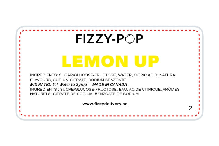 Lemon Up Syrup Fizzy-Pop