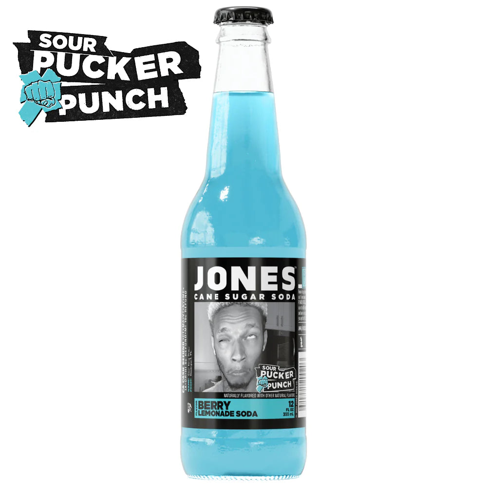 Jones Soda SOUR Pucker Punch Cane Sugar Soda Syrup
