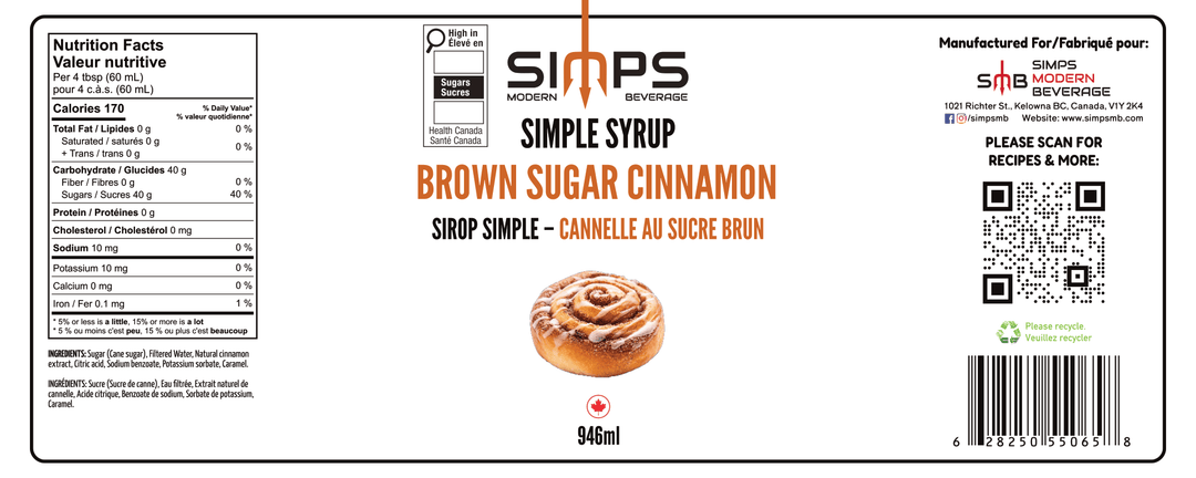 Simps - Brown Sugar Cinnamon Syrup