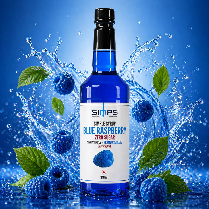 Simps Zero Sugar Blue Raspberry Syrup