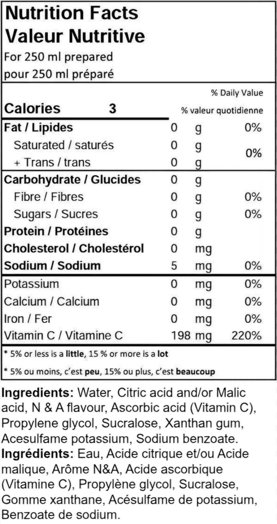 Peach Sugar-Free Drink Syrup