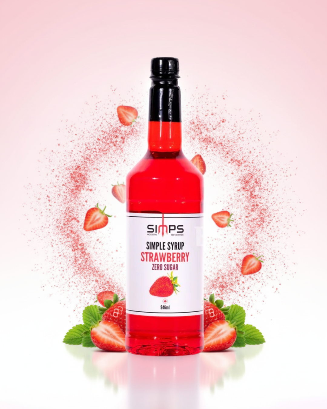 Simps Strawberry Zero Sugar Syrup