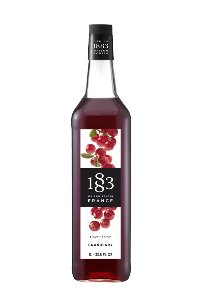 1883 Cranberry Syrup – Fizzy Delivery