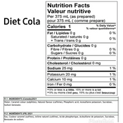 Diet Cola Syrup (No Aspartame) Fizzy-Pop